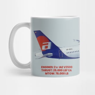 airbus A320 TSHIRT Mug